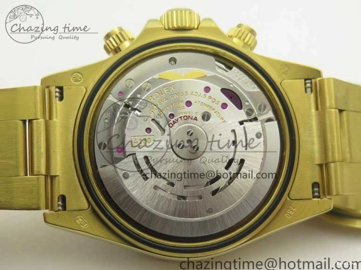 MiroTime 0307 Daytona 116589RBOW YG Rainbow Crystal BLF Best Edition Black Dial on YG Bracelet A ZeroBulk 3352